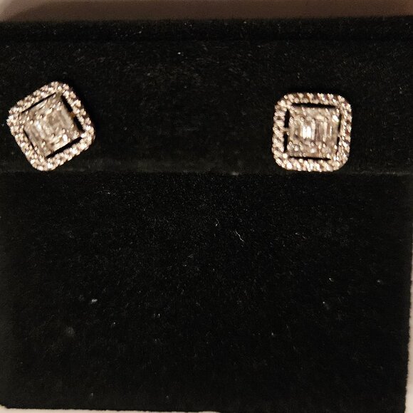 Genuine Gold and Diamond Earrings